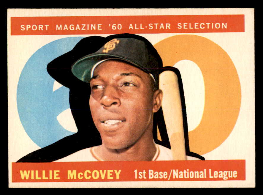 1960 Topps Baseball #554 Willie McCovey A.S. Giants EX-MT 539431