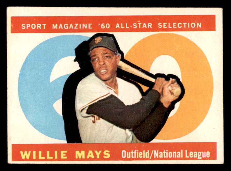 1960 Topps Baseball #564 Willie Mays A.S. Giants VG-EX 539433