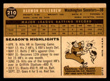1960 Topps Baseball #210 Harmon Killebrew Senators VG-EX 539437