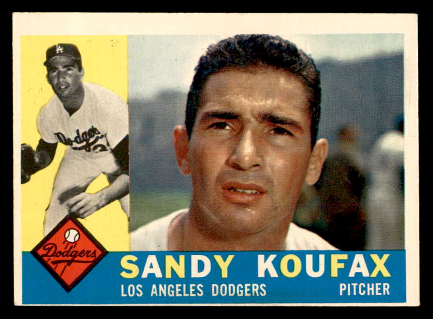1960 Topps Baseball #343 Sandy Koufax Dodgers VG-EX 539443