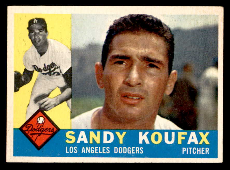 1960 Topps Baseball #343 Sandy Koufax Dodgers EX-MT 539444