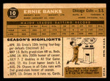 1960 Topps Baseball #010 Ernie Banks Cubs VG-EX 539451