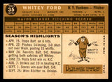 1960 Topps Baseball #035 Whitey Ford Yankees EX-MT 539453