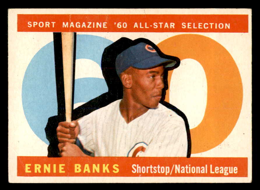 1960 Topps Baseball #560 Ernie Banks A.S. Cubs EX-MT 539459
