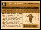 1960 Topps Baseball #035 Whitey Ford Yankees VG-EX 539462