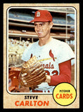 1968 Topps Baseball #408 Steve Carlton Cardinals EX-MT 539477