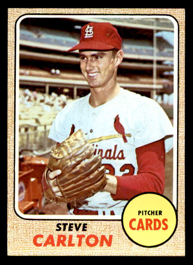 1968 Topps Baseball #408 Steve Carlton Cardinals NR-MT 539478