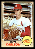 1968 Topps Baseball #408 Steve Carlton Cardinals NR-MT 539478