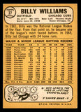 1968 Topps Baseball #037 Billy Williams Cubs EX-MT 539479