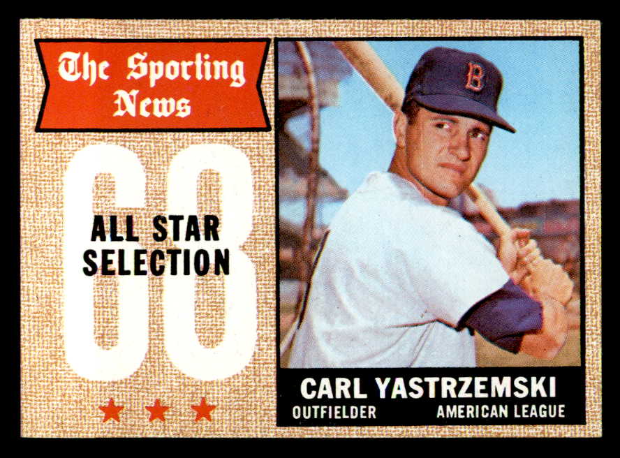1968 Topps Baseball #369 Carl Yastrzemski A.S. Red Sox NR-MT 539480
