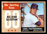 1968 Topps Baseball #369 Carl Yastrzemski A.S. Red Sox NR-MT 539480