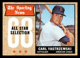1968 Topps Baseball #369 Carl Yastrzemski A.S. Red Sox NR-MT 539481