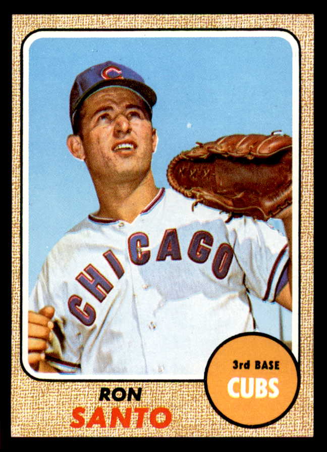 1968 Topps Baseball #235 Ron Santo Cubs NR-MT 539484