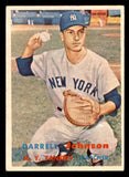 1957 Topps Baseball #306 Darrell Johnson Yankees EX-MT 539488
