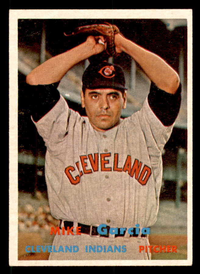 1957 Topps Baseball #300 Mike Garcia Indians EX-MT 539493