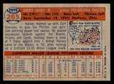 1957 Topps Baseball #265 Harvey Haddix Phillies NR-MT 539494