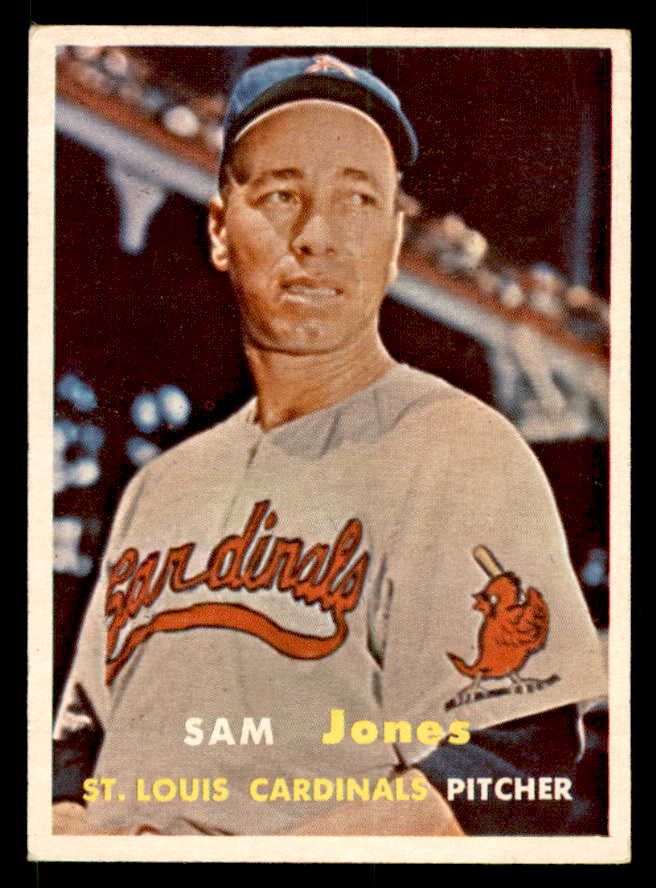 1957 Topps Baseball #287 Sam Jones Cardinals VG-EX/EX 539498
