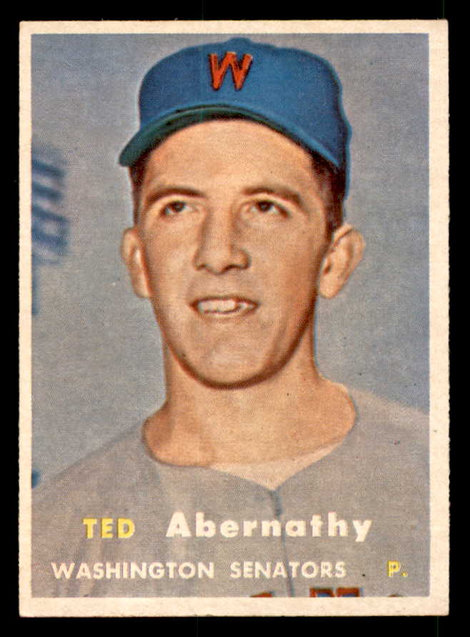 1957 Topps Baseball #293 Ted Abernathy Senators NR-MT 539503