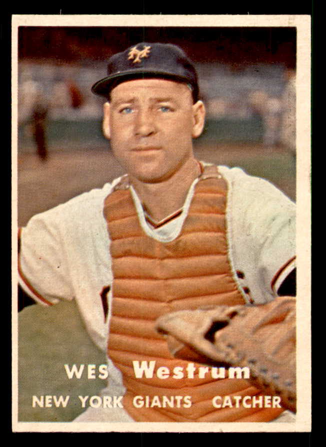 1957 Topps Baseball #323 Wes Westrum Giants EX-MT 539504