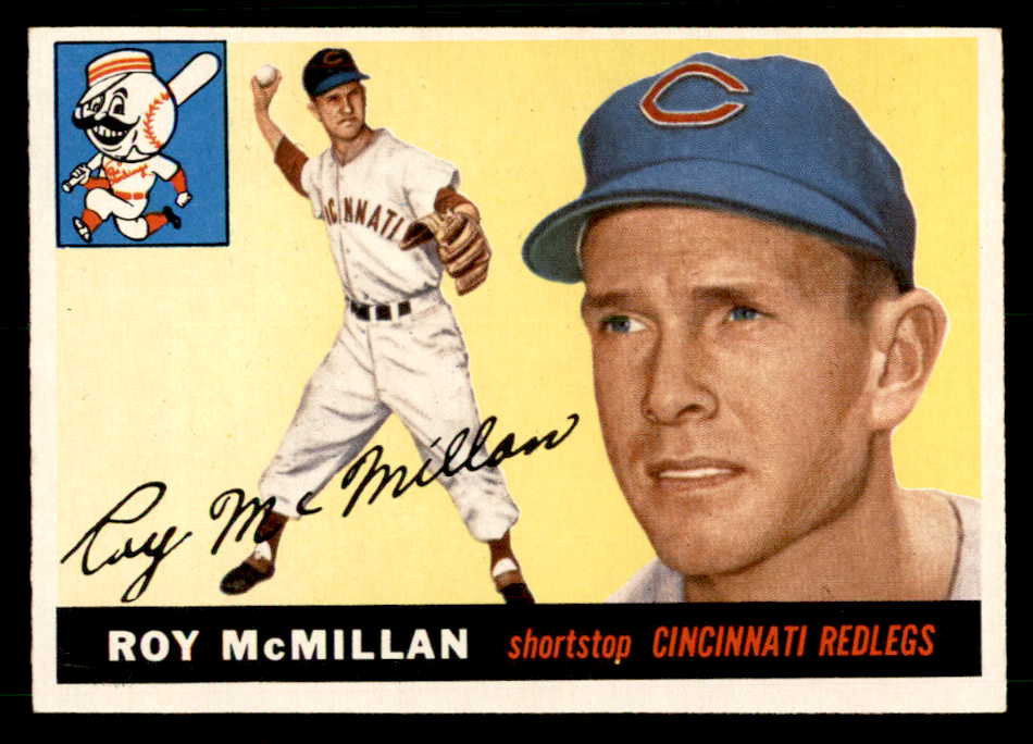1955 Topps Baseball #181 Roy McMillan Reds EX-MT 539519