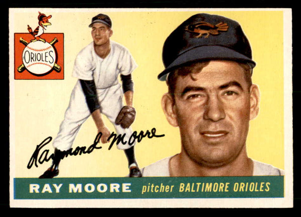 1955 Topps Baseball #208 Ray Moore Orioles EX-MT 539531