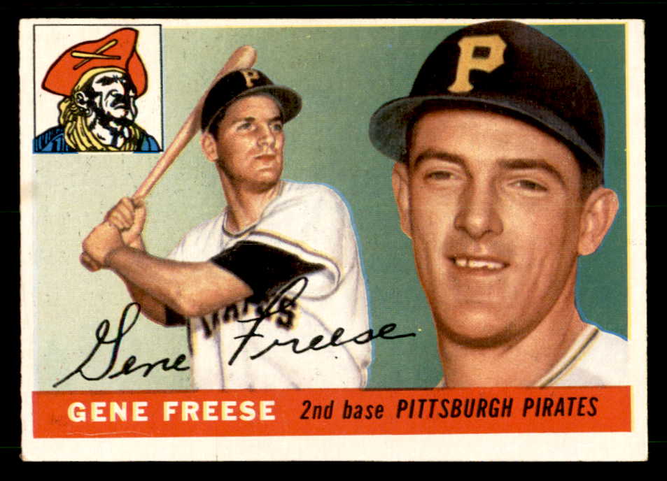 1955 Topps Baseball #205 Gene Freese Pirates EX-MT 539532