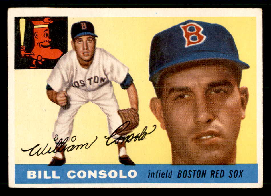1955 Topps Baseball #207 Billy Consolo Red Sox EX 539537