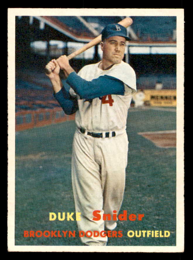 1957 Topps Baseball #170 Duke Snider Dodgers NR-MT 539543