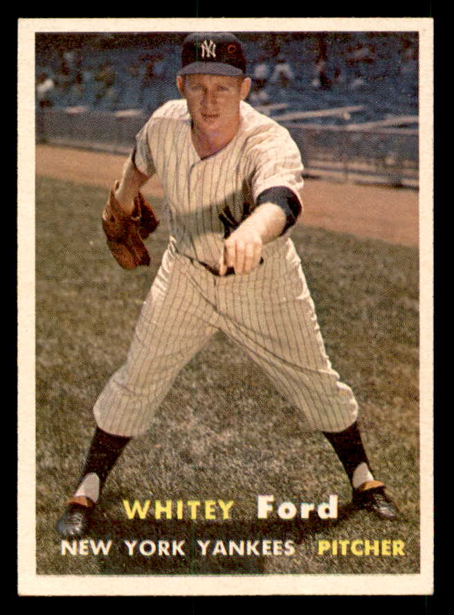 1957 Topps Baseball #025 Whitey Ford Yankees NR-MT 539544