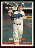 1957 Topps Baseball #170 Duke Snider Dodgers NR-MT 539552