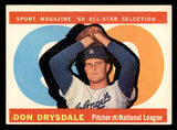 1960 Topps Baseball #570 Don Drysdale A.S. Dodgers EX-MT 539560