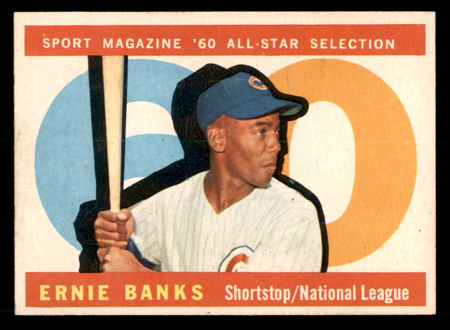 1960 Topps Baseball #560 Ernie Banks A.S. Cubs NR-MT 539564