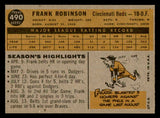 1960 Topps Baseball #490 Frank Robinson Reds NR-MT 539567