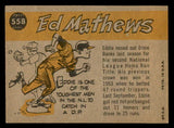 1960 Topps Baseball #558 Eddie Mathews A.S. Braves EX-MT 539568