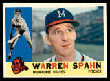 1960 Topps Baseball #445 Warren Spahn Braves NR-MT 539575