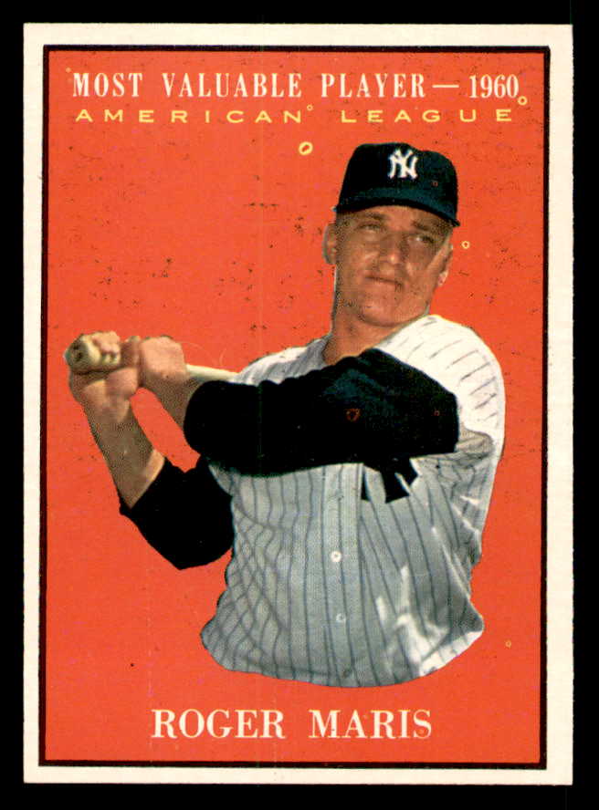 1961 Topps Baseball #478 Roger Maris MVP Yankees NR-MT 539576