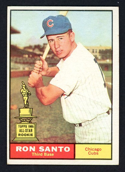 1961 Topps Baseball #035 Ron Santo Cubs EX-MT 539579