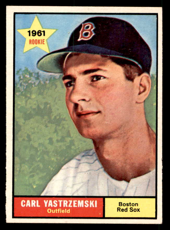 1961 Topps Baseball #287 Carl Yastrzemski Red Sox EX-MT 539588