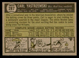1961 Topps Baseball #287 Carl Yastrzemski Red Sox EX-MT 539588