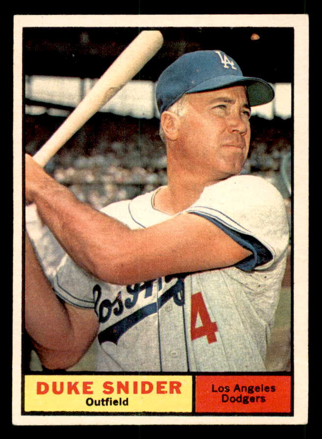 1961 Topps Baseball #443 Duke Snider Dodgers EX-MT 539592
