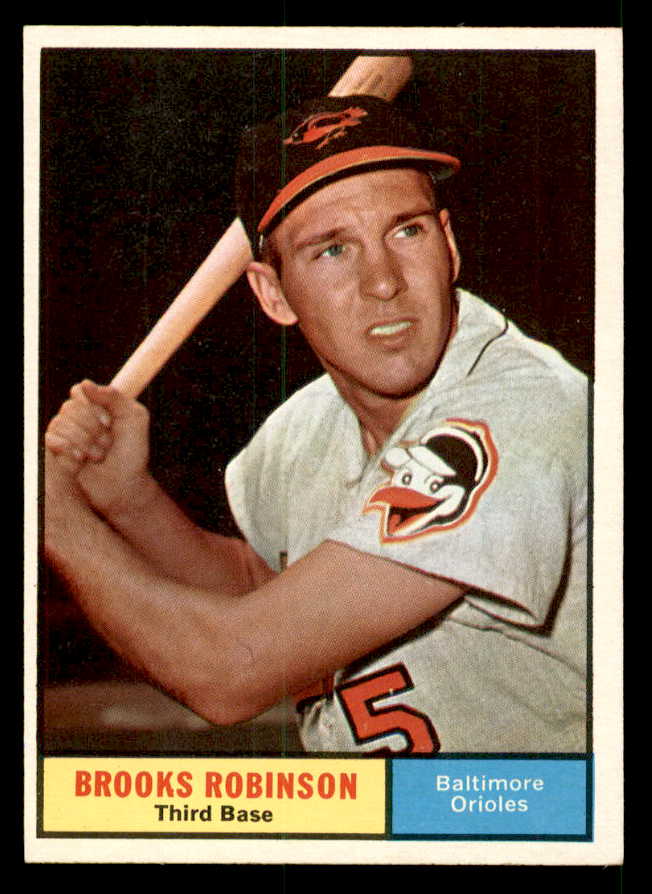 1961 Topps Baseball #010 Brooks Robinson Orioles EX-MT 539599