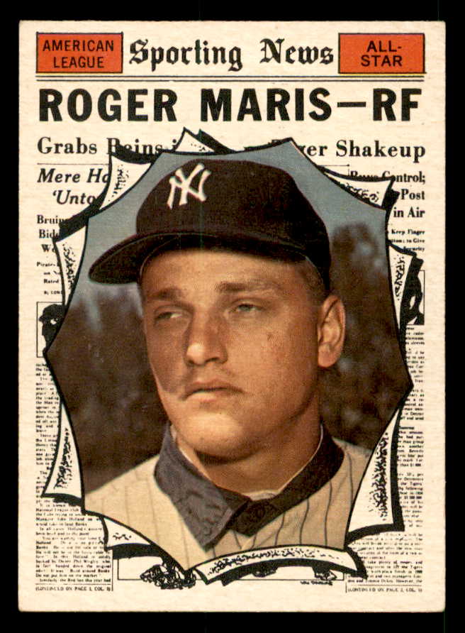 1961 Topps Baseball #576 Roger Maris A.S. Yankees EX-MT 539600