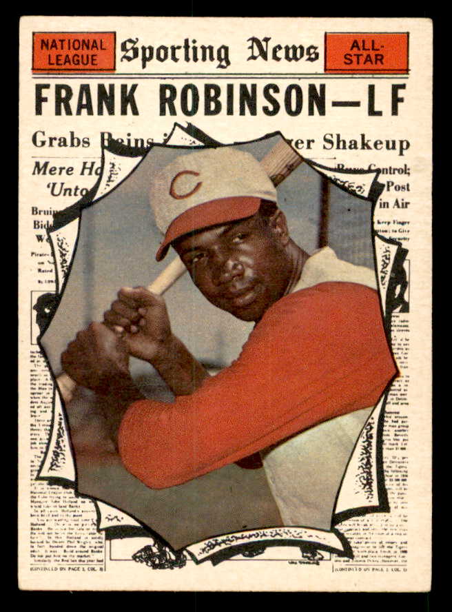 1961 Topps Baseball #581 Frank Robinson A.S. Reds EX-MT 539607