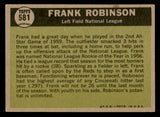 1961 Topps Baseball #581 Frank Robinson A.S. Reds EX-MT 539607