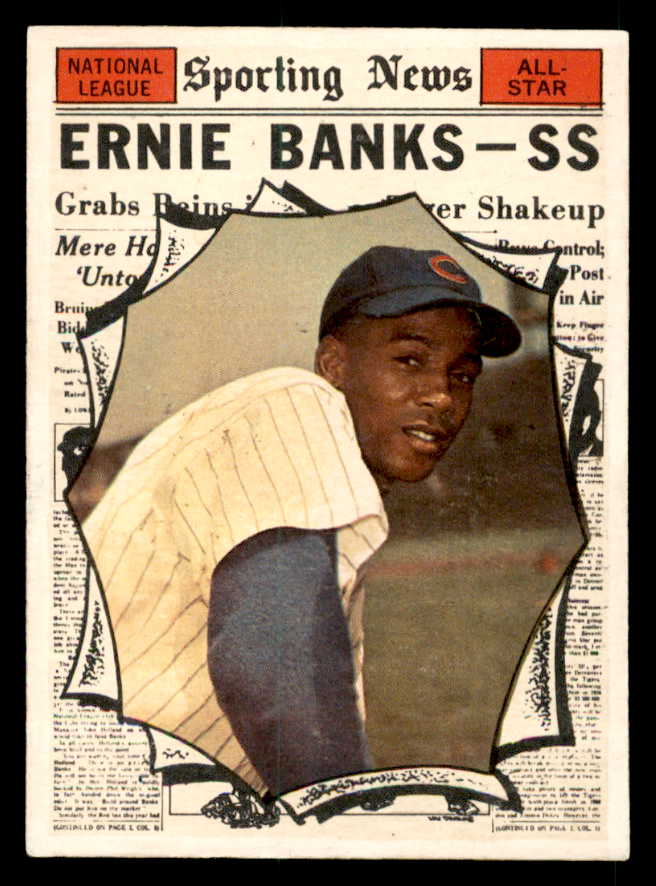 1961 Topps Baseball #575 Ernie Banks A.S. Cubs EX-MT 539608