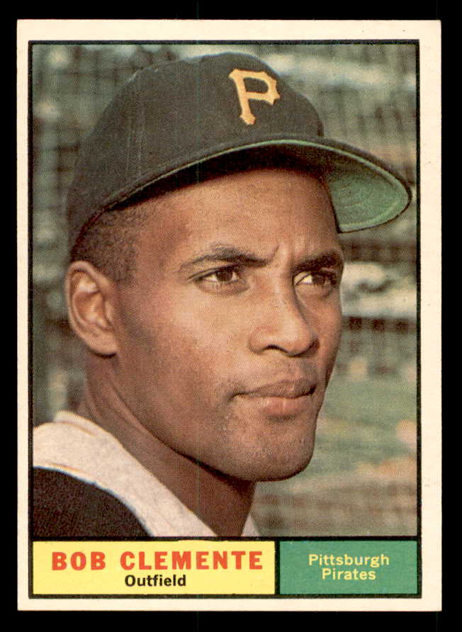 1961 Topps Baseball #388 Roberto Clemente Pirates EX-MT 539609