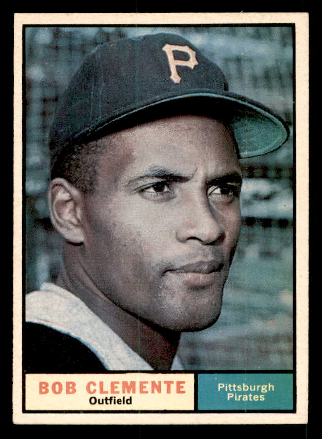 1961 Topps Baseball #388 Roberto Clemente Pirates EX-MT 539610