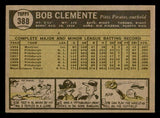 1961 Topps Baseball #388 Roberto Clemente Pirates EX-MT 539610