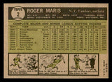 1961 Topps Baseball #002 Roger Maris Yankees EX-MT 539611