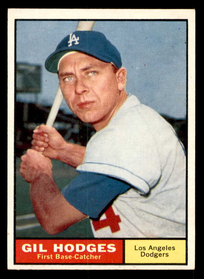 1961 Topps Baseball #460 Gil Hodges Dodgers EX-MT 539612